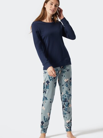 SCHIESSER Pajama in Blue