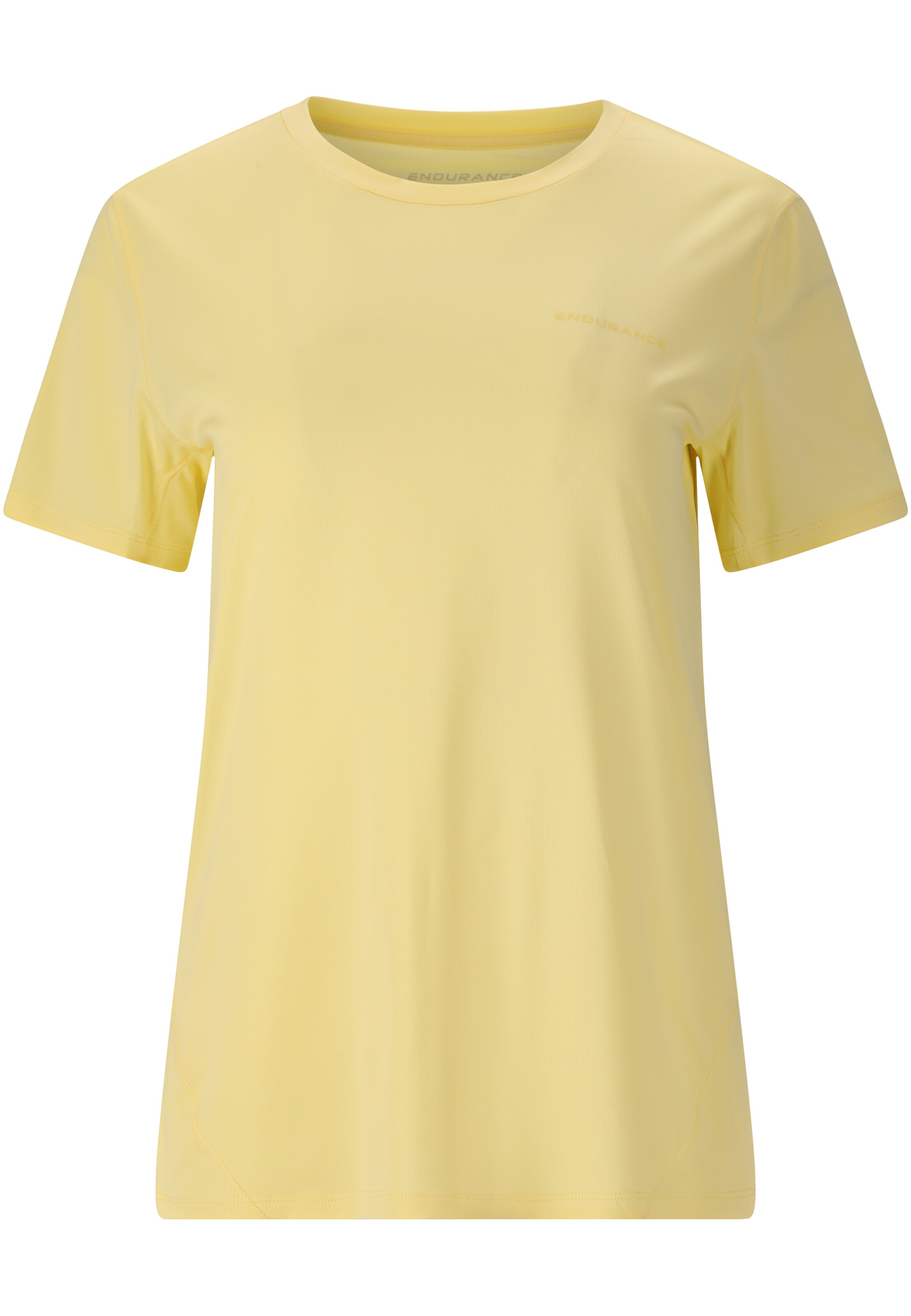 ENDURANCE Functioneel shirt 'Nan' in Geel: voorkant