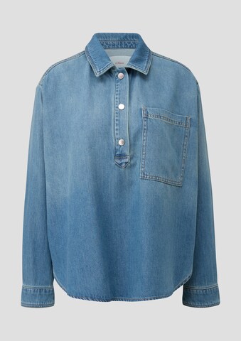 s.Oliver Blouse in Blauw: voorkant