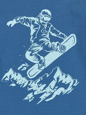 T-Shirt Fred's World by GREEN COTTON en bleu