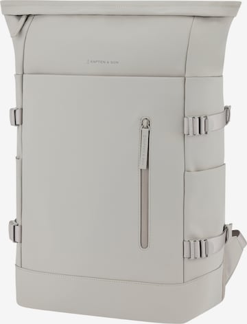 Kapten & Son Rucksack 'Helsinki Pro' in Grau: Vorderseite