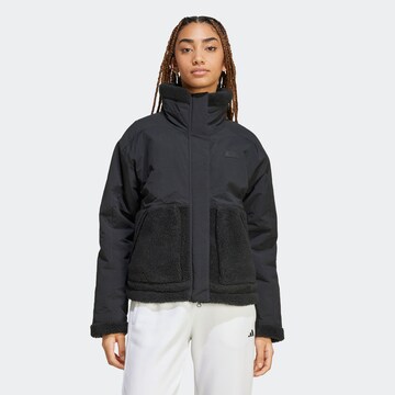 ADIDAS SPORTSWEAR Sportjacke in Schwarz: Vorderseite