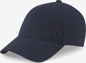 Cappello da baseball sportivo di PUMA in blu: frontale