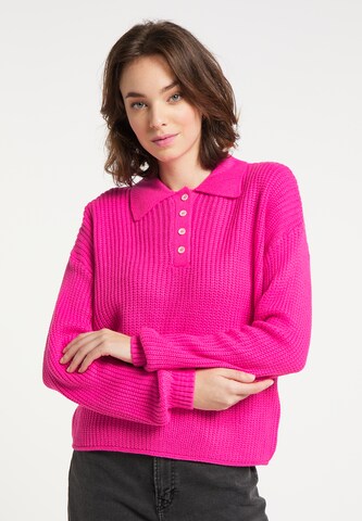 MYMO - Pullover em rosa: frente