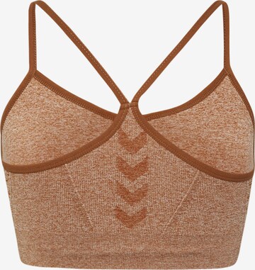 Hummel Bustier Sport bh in Bruin