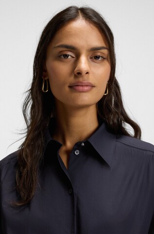 BOSS Blusenkleid in Blau