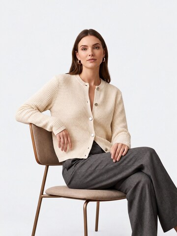 RYVAN Knit cardigan 'Strickjacken' in Beige