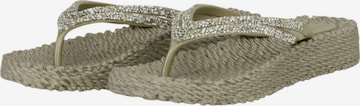 ILSE JACOBSEN Teenslipper 'CHEERFUL08M' in Goud: voorkant