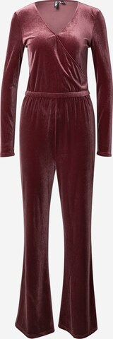 PIECES Jumpsuit 'JOANNA' i röd: framsida