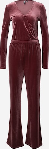 PIECES - Jumpsuit 'JOANNA' en rojo: frente