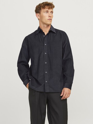 JACK & JONES Regular Fit Skjorte i sort: forside