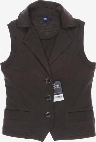 CECIL Vest in S in Brown: front