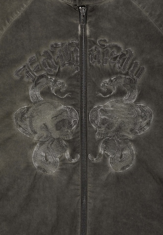 Ed HardyPrijelazna jakna 'Schädel und Schlange' - zelena boja