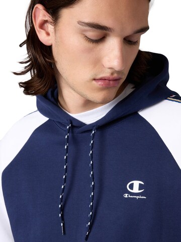 Felpa 'HOODED SWEATSHIRT NAVY / AVIO' di Champion in blu