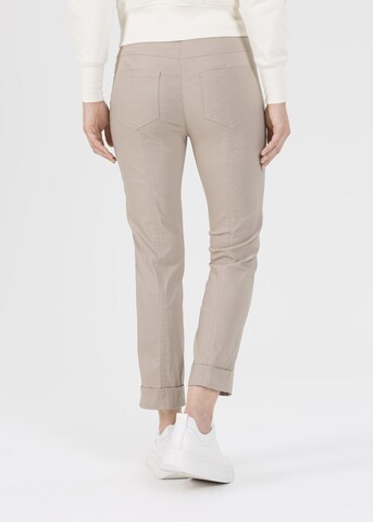 STEHMANN Slimfit Hose 'Igor' in Beige