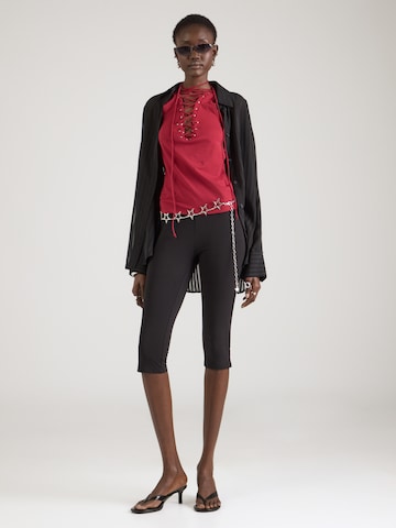 Haut 'Jay' WEEKDAY en rouge