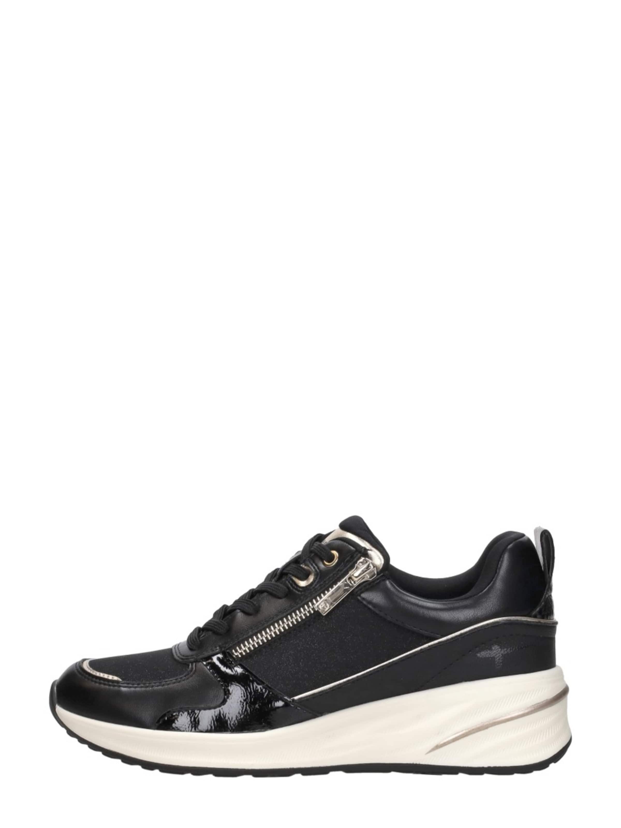 Tamaris Sneakers laag 'Sneakers Laag' in Zwart: voorkant
