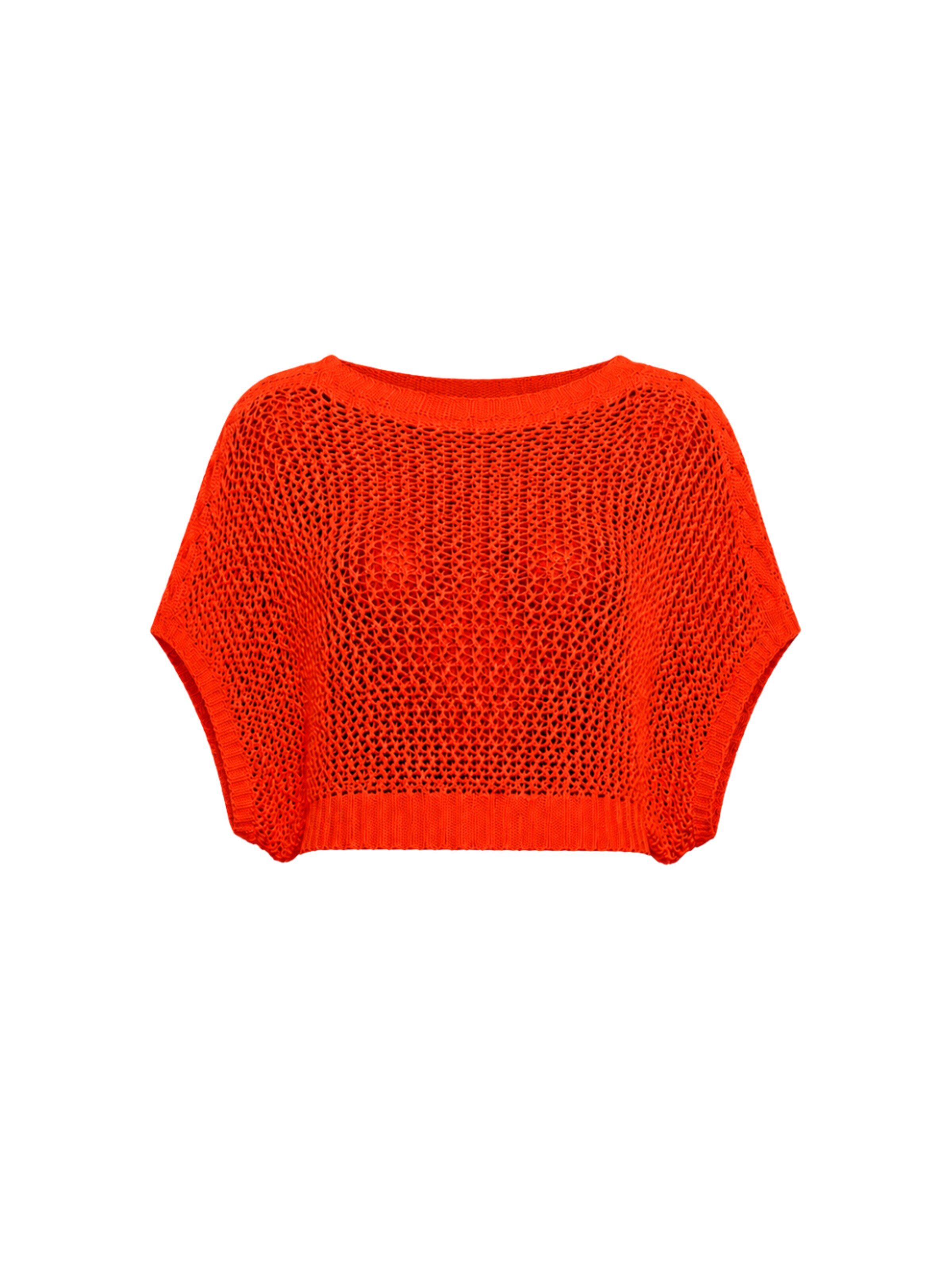 Süel knitwear Gebreide top 'Birthday' in Rood: voorkant