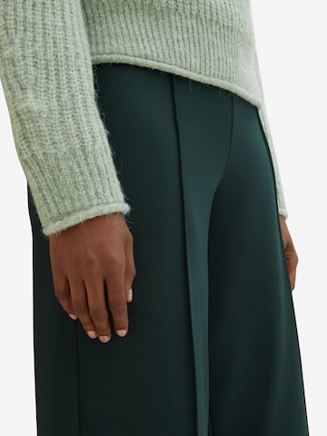 Wide Leg Pantalon TOM TAILOR DENIM en vert