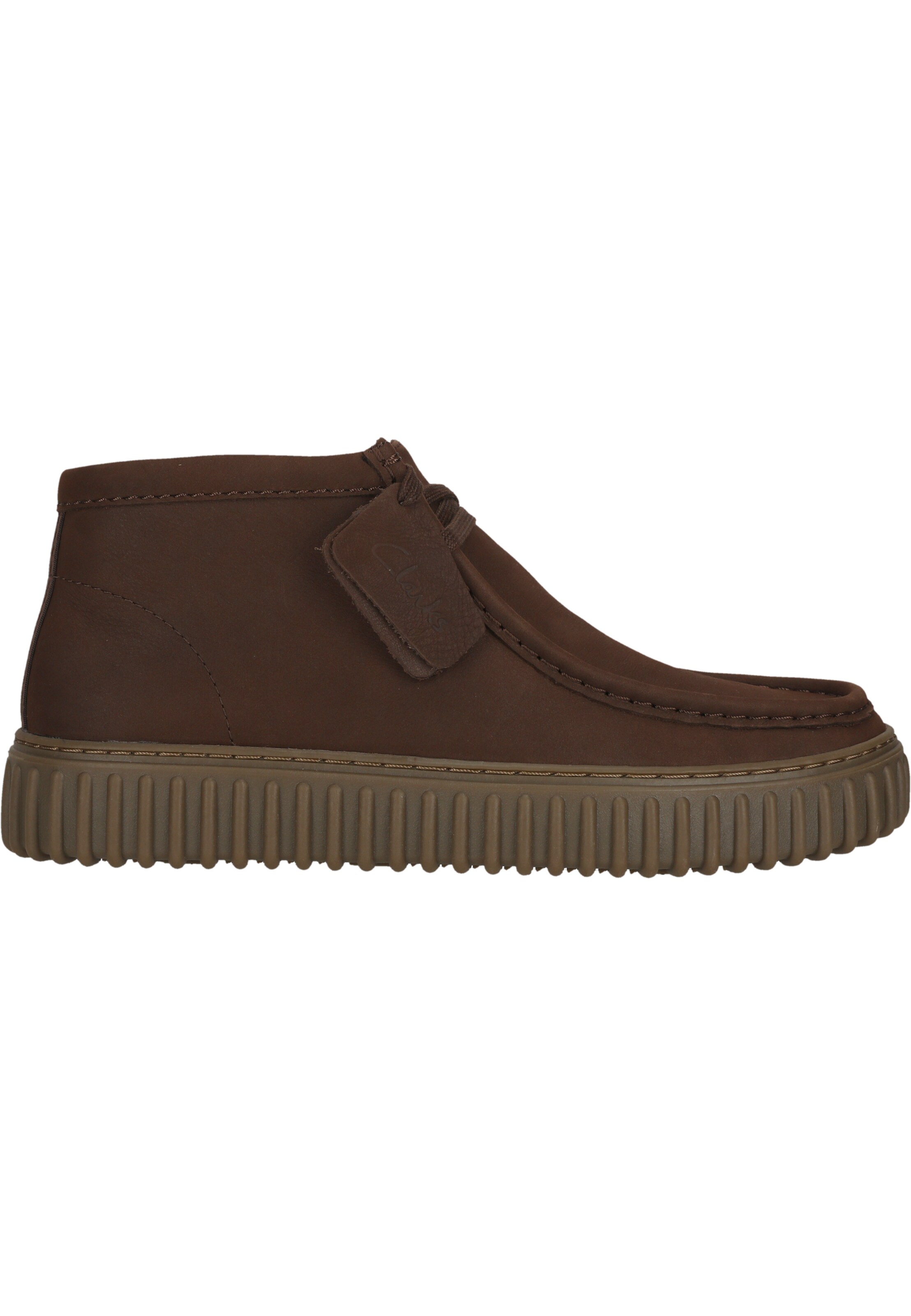 CLARKS Schnürschuhe 'Torhill High' in Braun