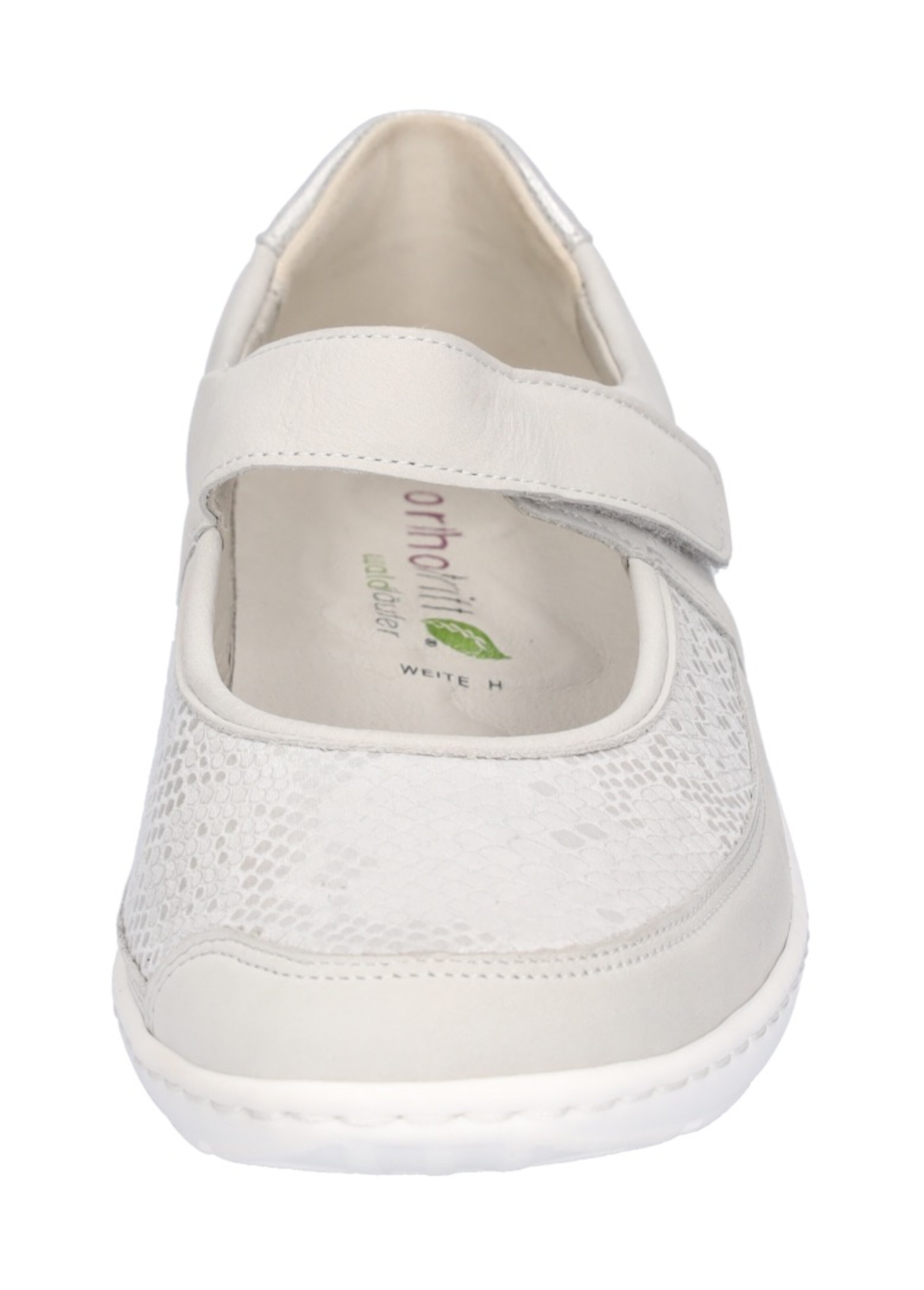 WALDLÄUFER Ballet Flats with Strap in White