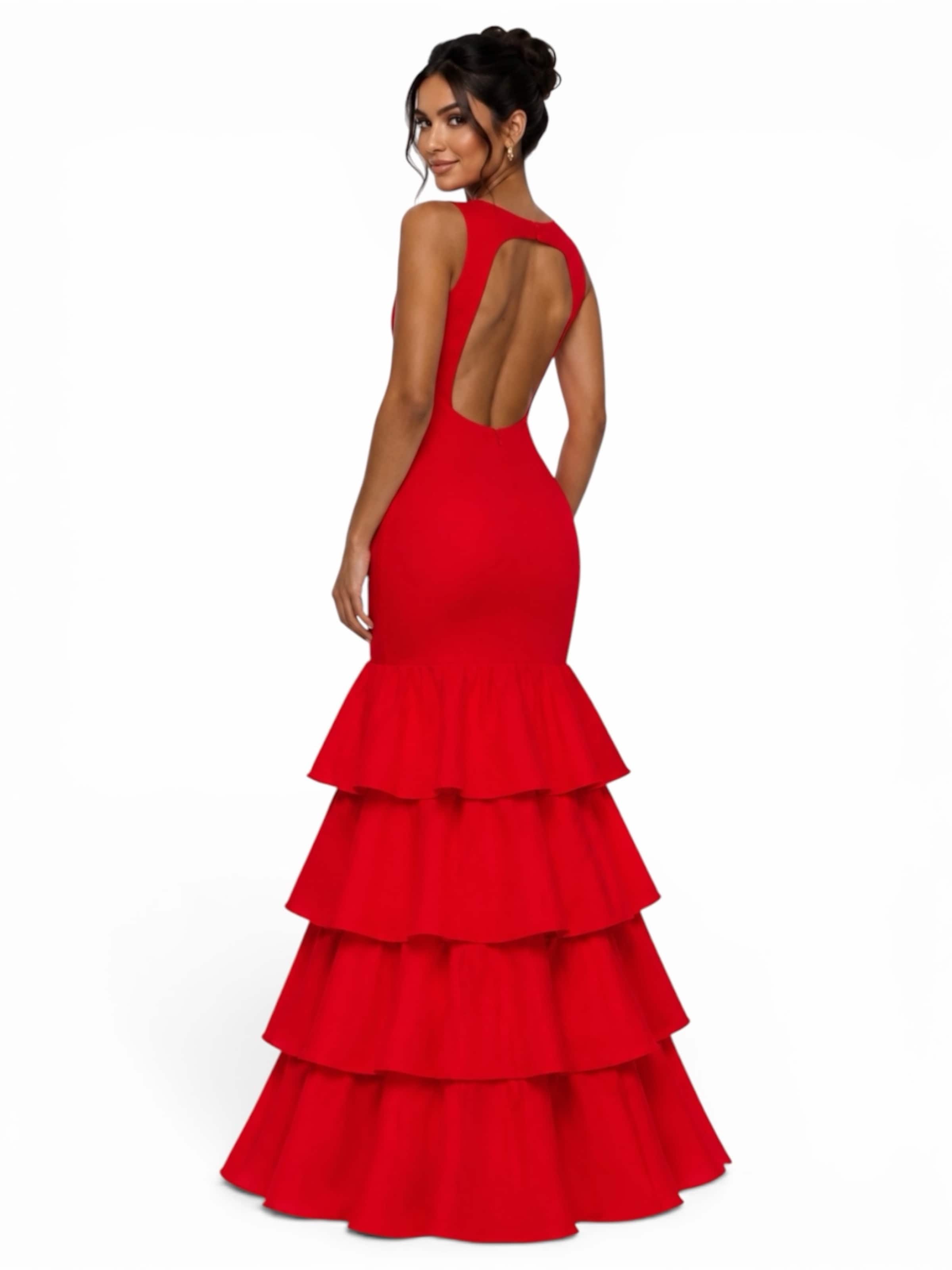 Abito da cocktail 'LOUISE RED' di Elena Athanasiadou in rosso