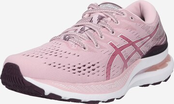 Chaussure de course 'GEL-KAYANO 28' ASICS en rose : devant