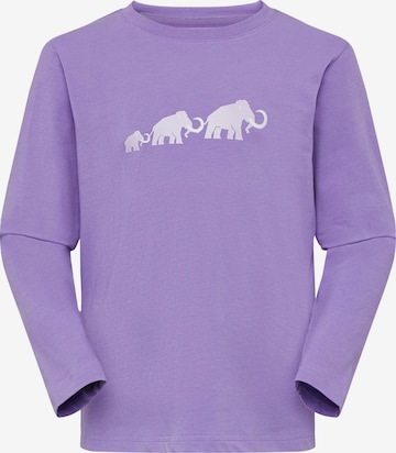 MAMMUT Shirt in Purple: front