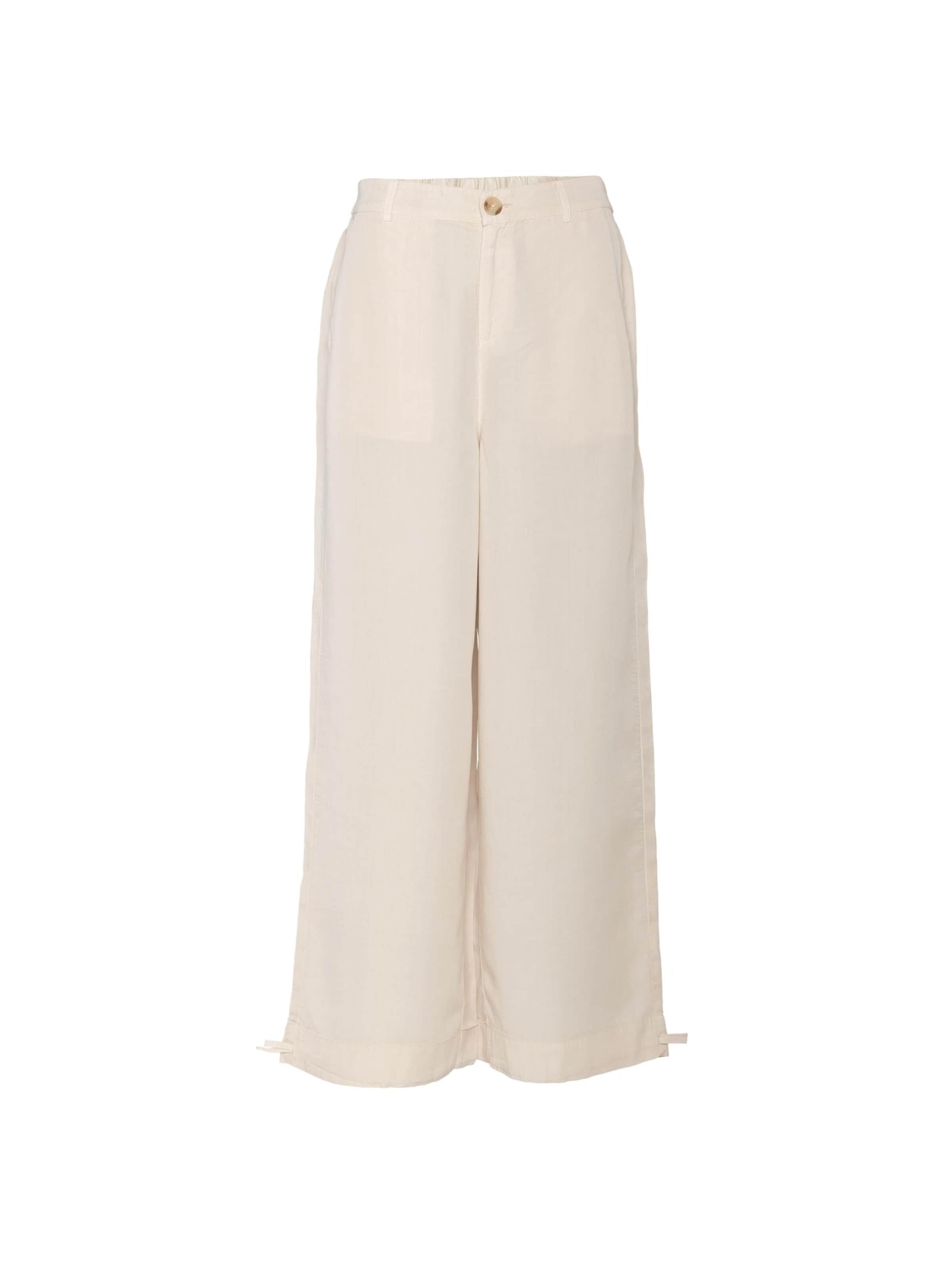trueStory Wide leg Pants 'FJELLA' in Beige: front
