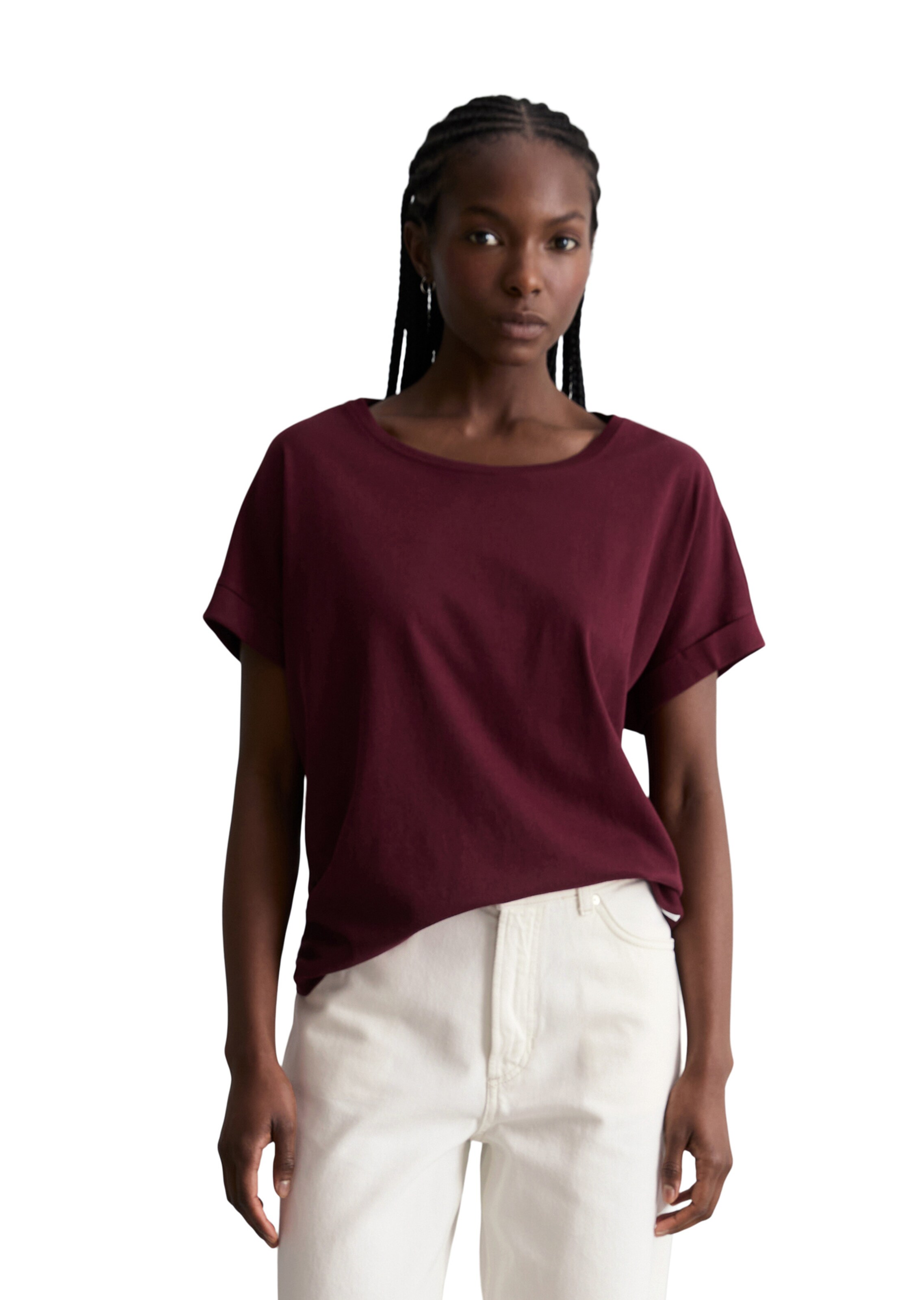 Marc O'Polo DENIM Shirt 'DfC' in Rood: voorkant