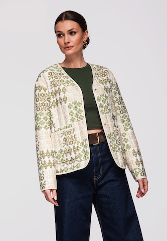 Ombre Between-season jacket in White: front