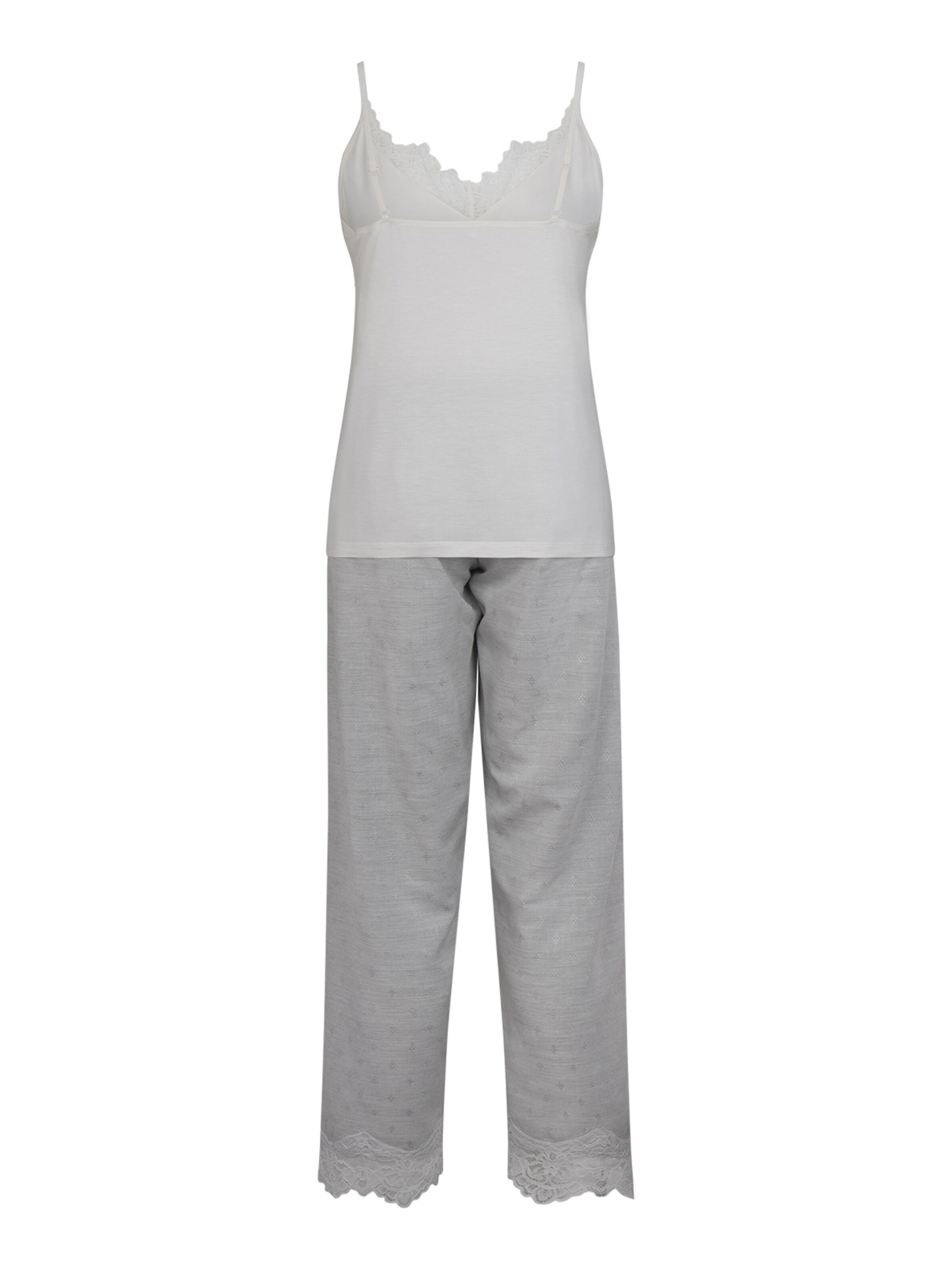 Goldenbay - Pijama ' Gown, Camisole & Pants Emili ' em cinzento