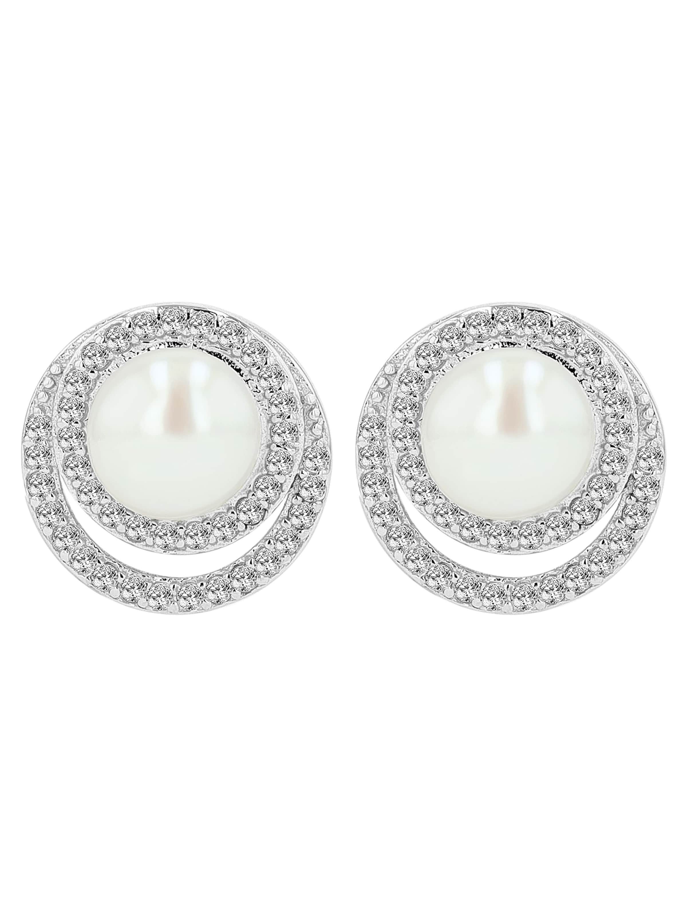 Akzent Earrings 'Lucienne, 925 Sterlingsilber, langlebig' in Silver