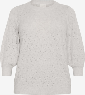 Pull-over 'Anita' KAFFE CURVE en gris : devant