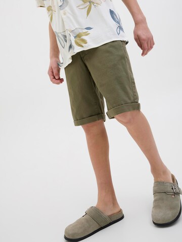 Jack & Jones Junior Обычный Штаны 'JPSTDavid' в Зеленый