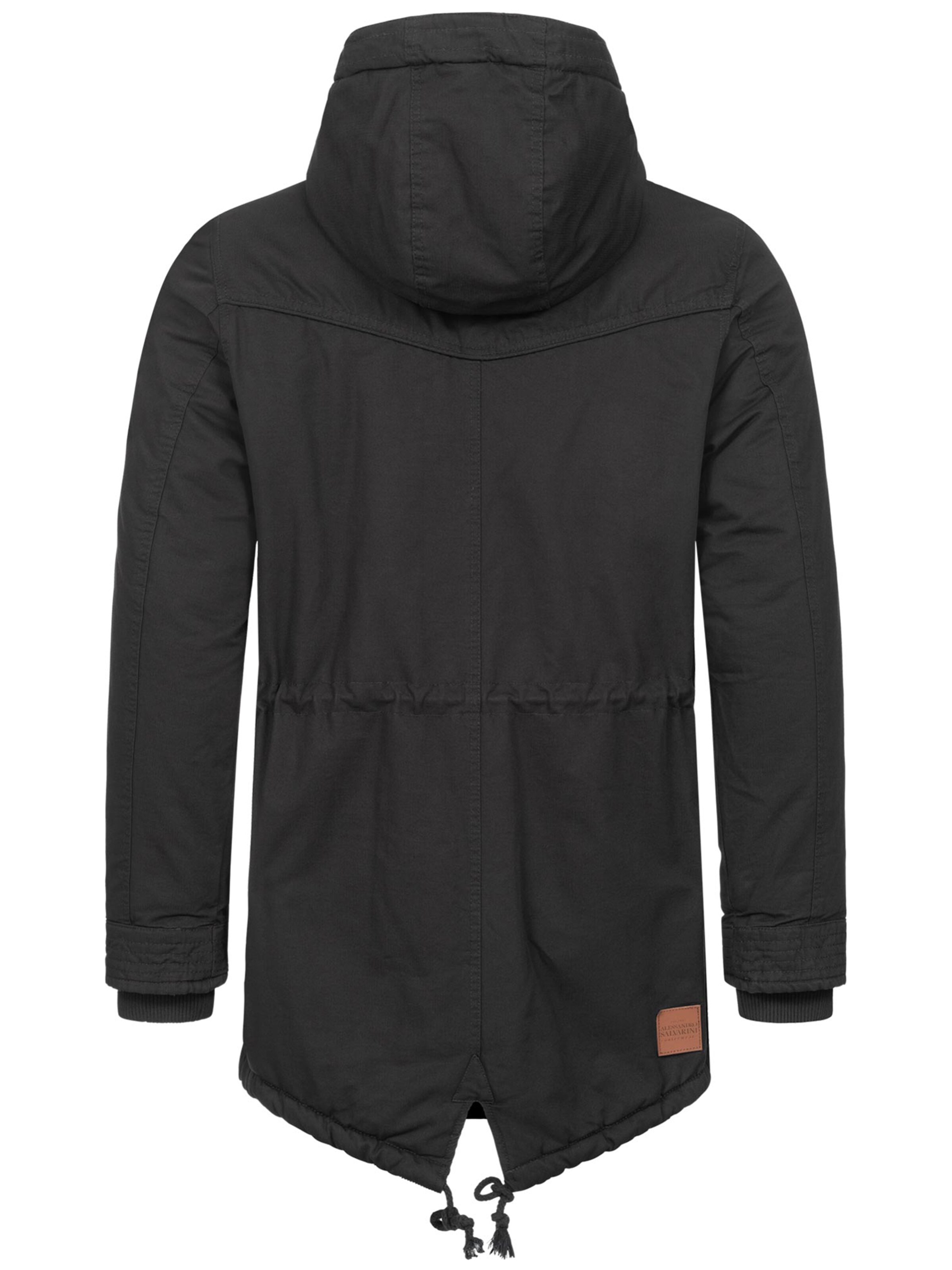 Alessandro Salvarini Winter parka in Black