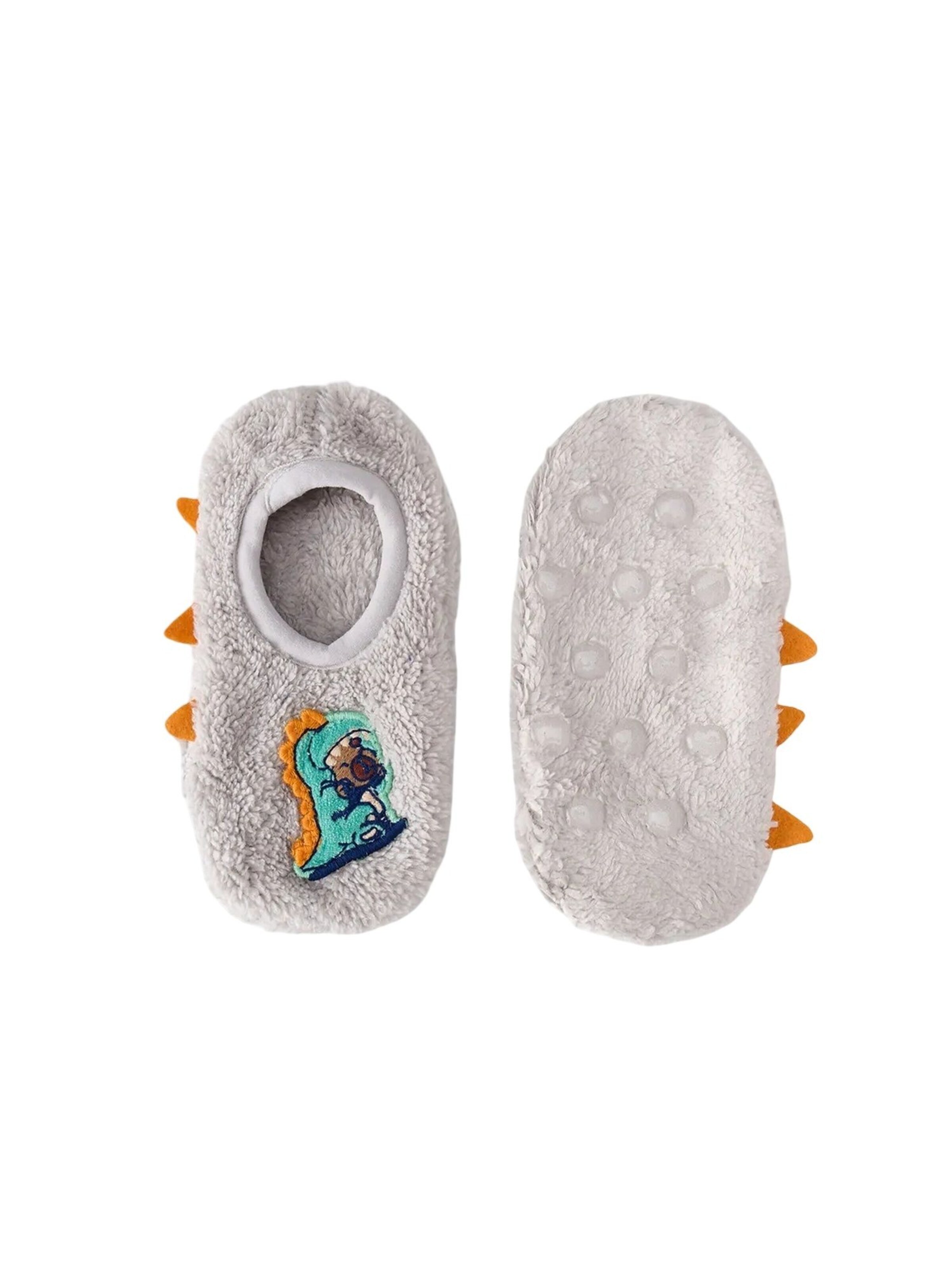 Penti Sokken 'PENTI Dino Power Hausschuhsocken' in Grijs