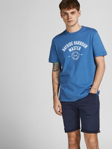 JACK & JONES Normální Džíny 'Rick' – modrá