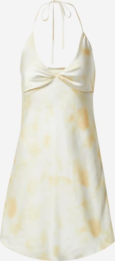 ABOUT YOU x Laura Giurcanu Robe d’été 'Alesa' en jaune chiné / blanc naturel, Vue avec produit