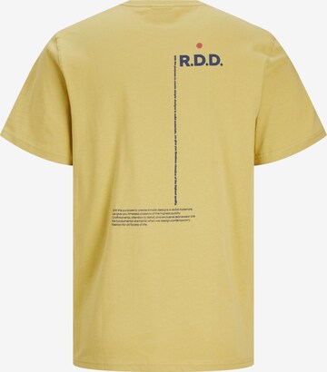 R.D.D. ROYAL DENIM DIVISION - Camisa 'RDDELIO' em amarelo