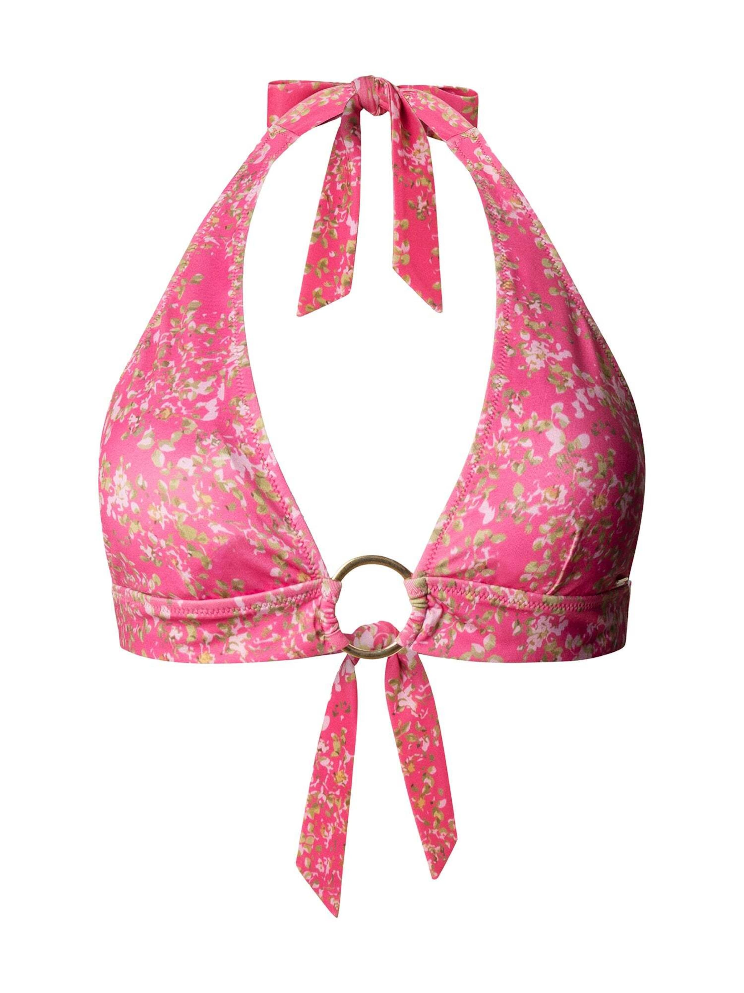Hauts de bikini 'Ditsy Ha' Pepe Jeans en rose : devant