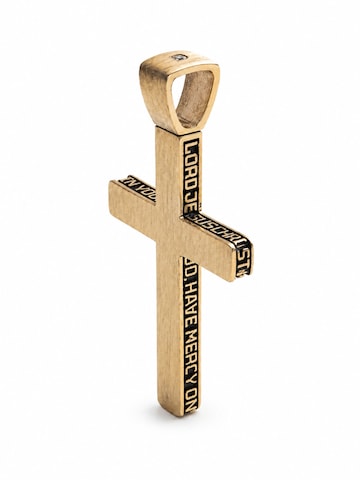 REYTEL Přívěsek 'JESUS PRAYER' – žlutá: přední strana