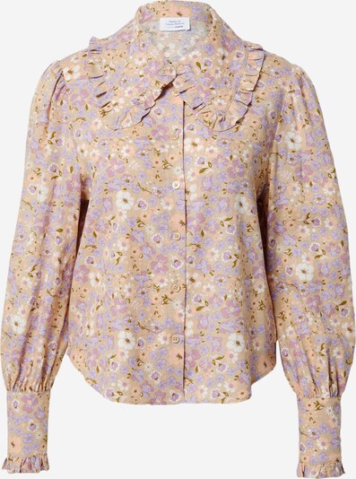 Daahls by Emma Roberts exclusively for ABOUT YOU Blouse in Beige / Sand / Purple / Apricot, Item view