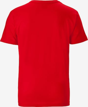 LOGOSHIRT T-Shirt "Bazinga" in Rot