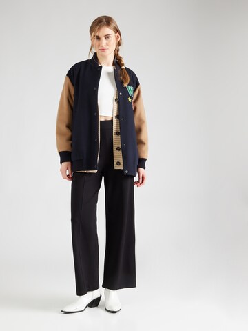 Wide leg Pantaloni con piega frontale 'Velah' di OH APRIL in nero