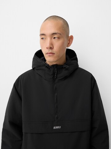 Bershka Overgangsjakke i sort