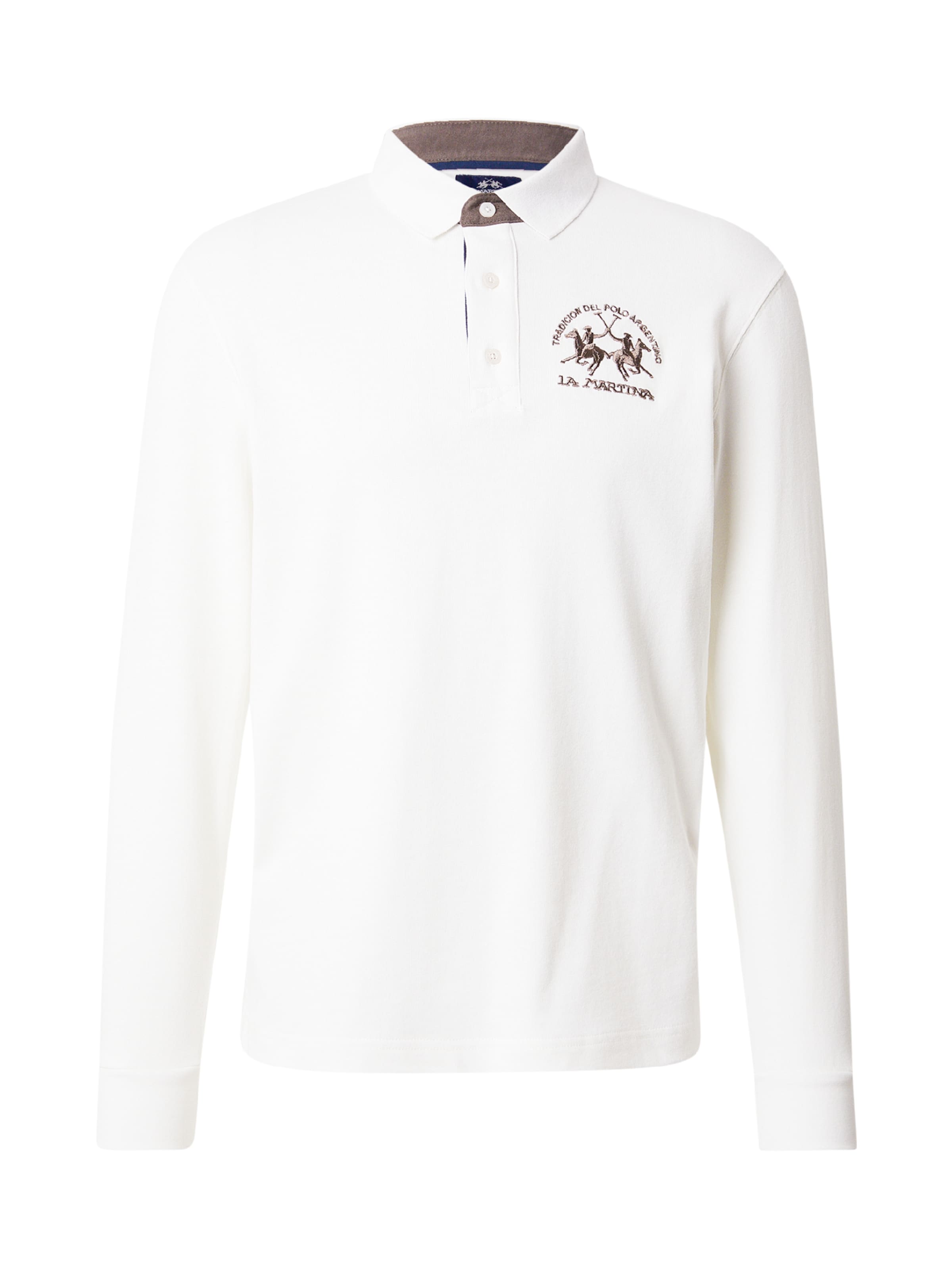 La Martina - Camisa em branco: frente