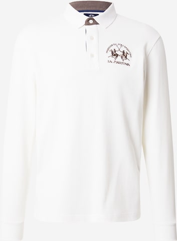 La Martina - Camisa em branco: frente