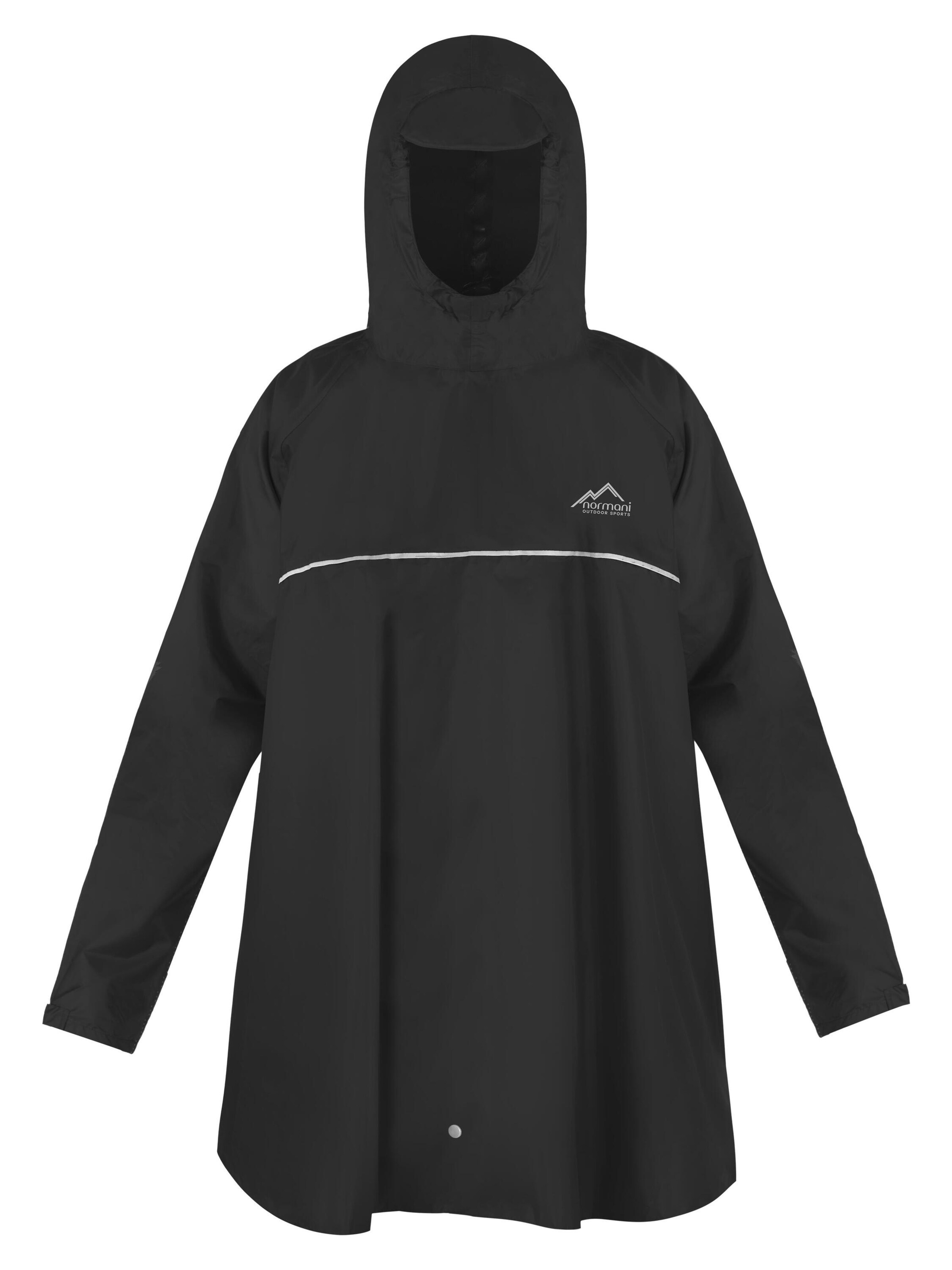 Veste outdoor 'Mawsynram' normani en noir : devant