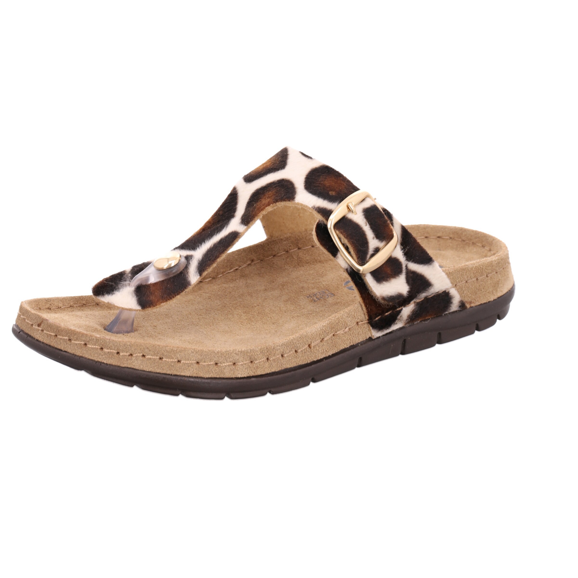 ROHDE Zehentrenner in Beige: Vorderseite
